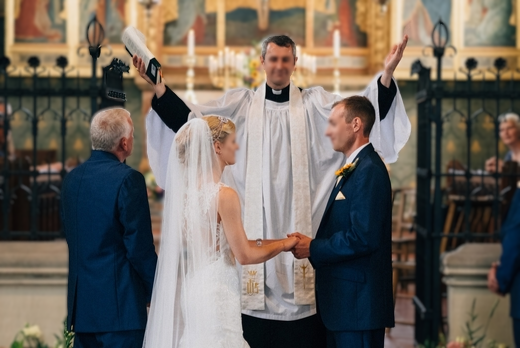 A wedding celebration